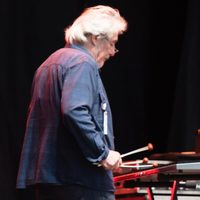 Roger Chapman and band on stage at Werner Rennen, 2018
