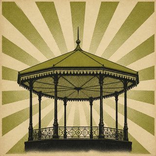 Original sleeve artwork drawn for this archive for Bandstand, 1972