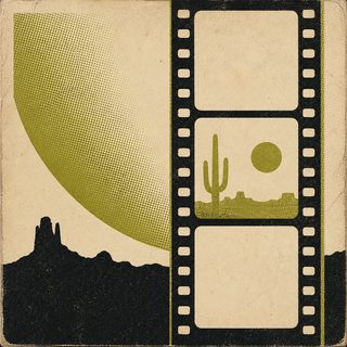 Original sleeve artwork drawn for this archive for It’s Only a Movie, 1973